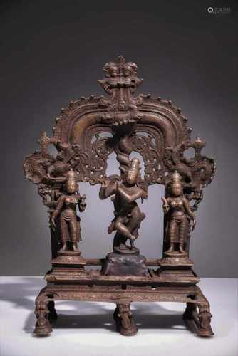 KRISHNA WITH CONSORTS