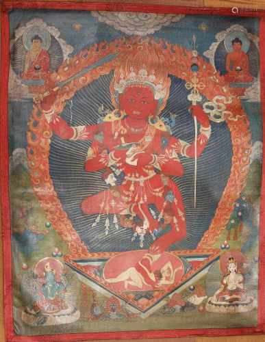 A THANGKA OF VAJRAVARAHI