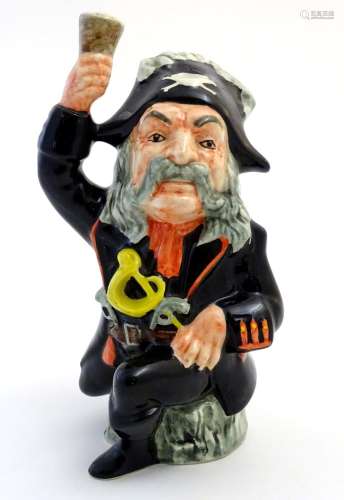 A large character figure depicting the Pirate King from the Gilbert & Sullivan comic opera The