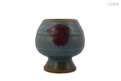 A CHINESE JUNYAO-STYLE STEM BOWL, DOU.