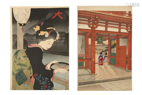 A COLLECTION OF JAPANESE WOODBLOCK PRINTS BY YOSHITOSHI, CHIKANOBU, SUIZAN MIKI AND OTHERS.