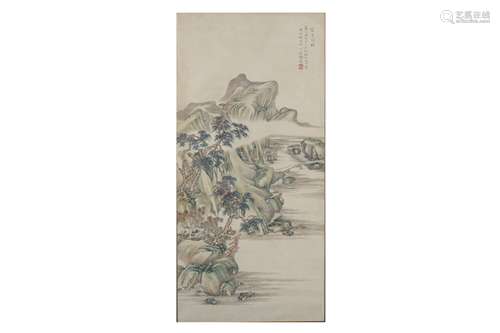 A CHINESE LANDSCAPE PAINTING.