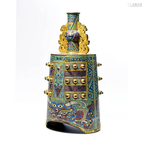 A Cloisonne Enamel Chime