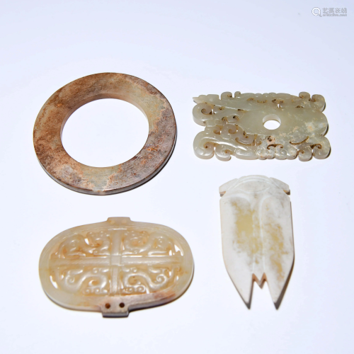 A Set of Jade Pendants