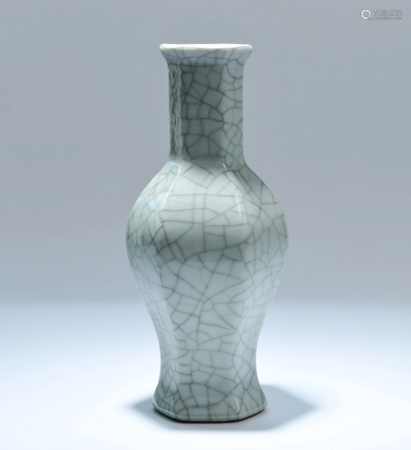 An Official Kiln Porcelain Hexagon Vase