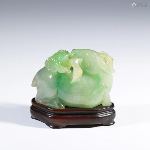 A Jadeite Carved Ornament