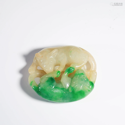 A Jadeite Carved Ornament