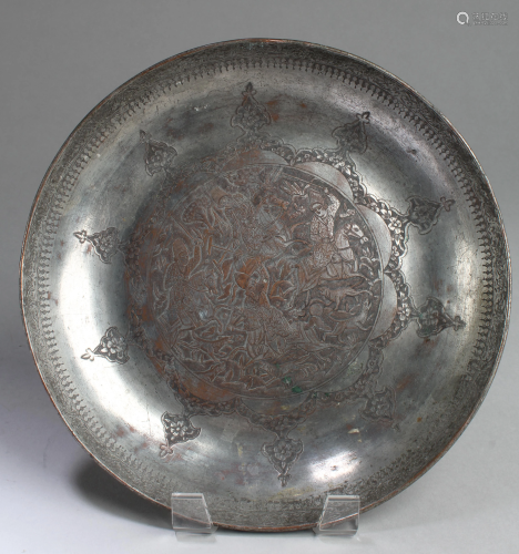 Chinese Bronze Round Plate