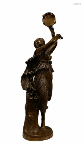 A Western Styled Female Statue