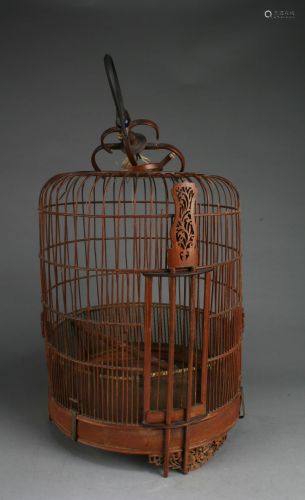 A Bamboo Bird Cage