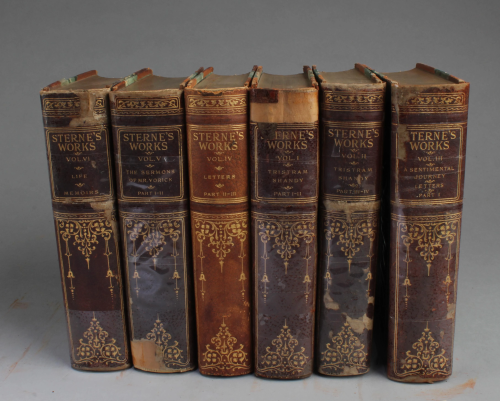 A 6-Book Collection Set Titled 'Sterne's Works'