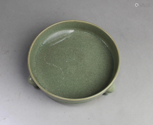 Chinese Ruyao Tripod Bowl