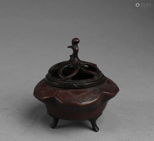 Chinese Bronze Censer