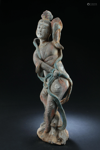 Chinese Pottery Statue