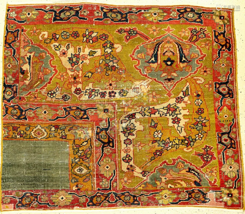 Rare Ziegler Mahal 'Wagireh' Rug,