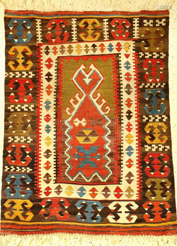 Rare Obruk 'Prayer Kilim',