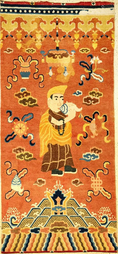 Ningxia 'Temple Rug' (Lama Calls For Prayer),