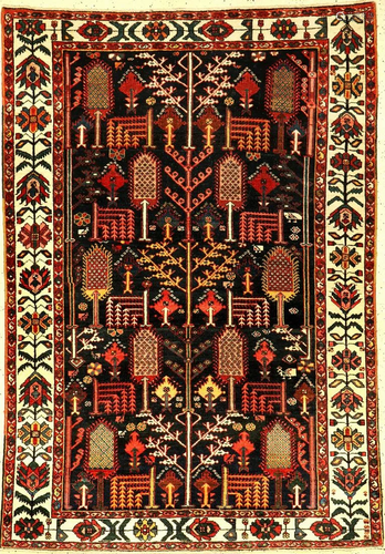 Fine Bakhtiari Rug (Tree-Garden Design),