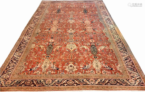 Massive Ziegler Mahal Carpet (35,65 Square Meter