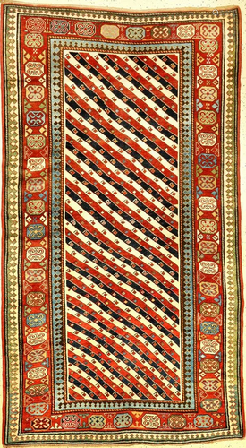 Fine Striped Kazak 'Long Rug',