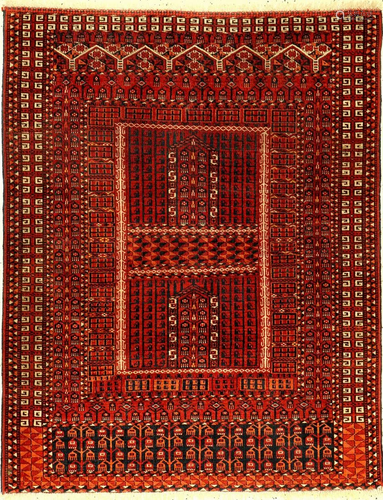 Rare Saryk 'Ensi' Rug,