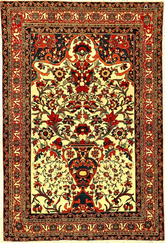 Exceptionally Fine & Unique Farahan Rug,