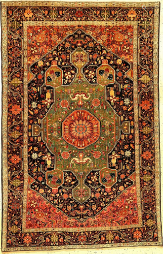 Exceptionally Fine & Unique Farahan Rug,