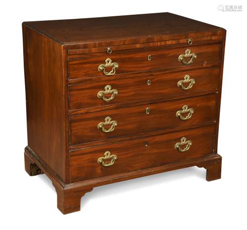 A George II mahogany chest of four drawers, by Giles Grendey,