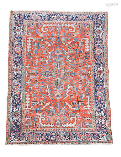 A Heriz carpet,