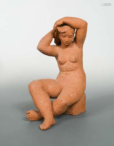 Karin Jonzen (British 1914-1998), Female Nude, 1945,