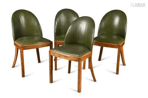 A set of 4 Betty Joel Art Deco dining chairs,