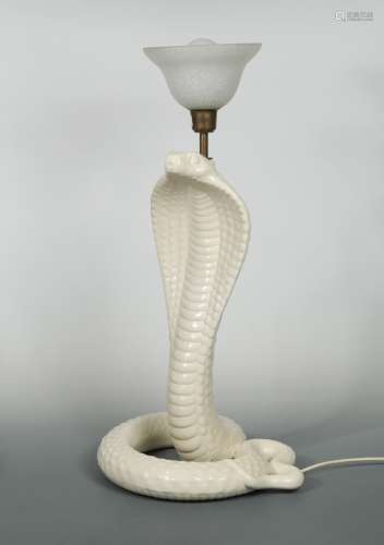 Tommaso Barbi, a rare Italian Cobra lamp, circa 1970,