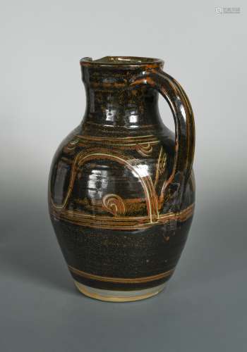 A large Winchcombe Pottery stoneware jug,
