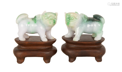 Chinese Jade Foo Dogs