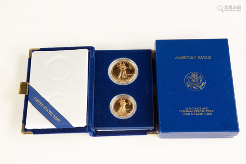 US American Eagle Proof Gold Bullion Coins