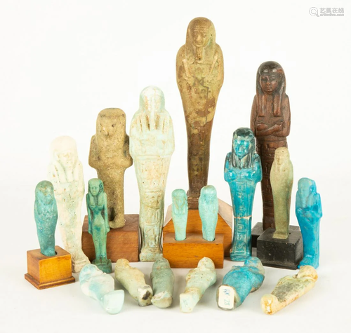 (18) Egyptian Shabtis (Ushabti)