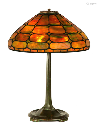 Tiffany Studios, New York, Colonial Table Lamp