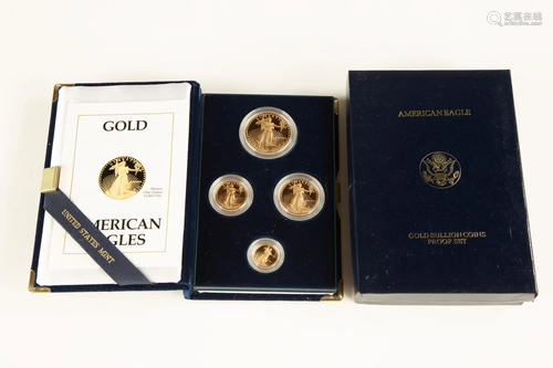 US American Eagle Gold Bullion Coins Proof Set