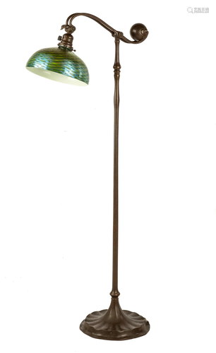 Tiffany Studios, New York Counter Balance Floor Lamp