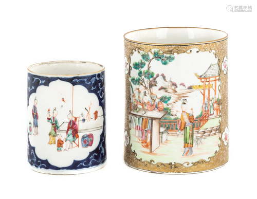 Two Chinese Export Mugs