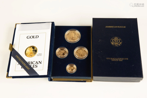 US American Eagle Gold Bullion Coins Proof Set