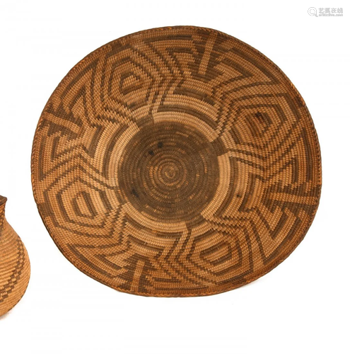 Native American Pima Basket Tray