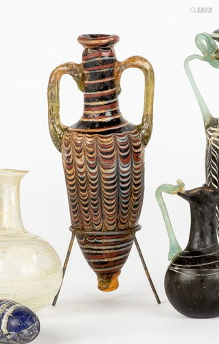 Eastern Mediterranean Core-formed Glass Amphoriskos