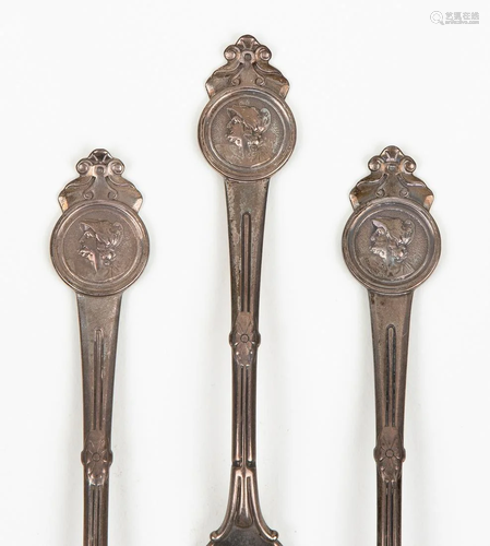 (3) President Ulysses S. Grant, Luncheon Forks