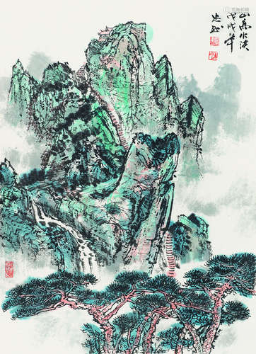 陈忠州 山高水淡 镜片