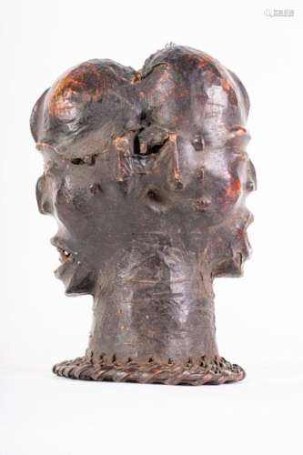 African Art Janus Headdress, E…