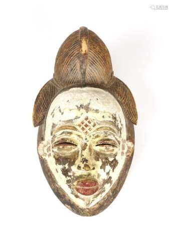 African Art A Punu “white Mask…