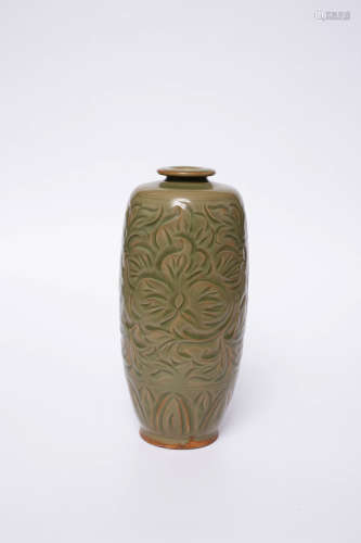 Chinese Exquisite Celadon Bottle