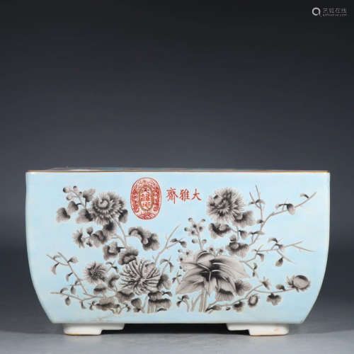 Chinese Rare Ru Kiln Porcelain Incense Burner