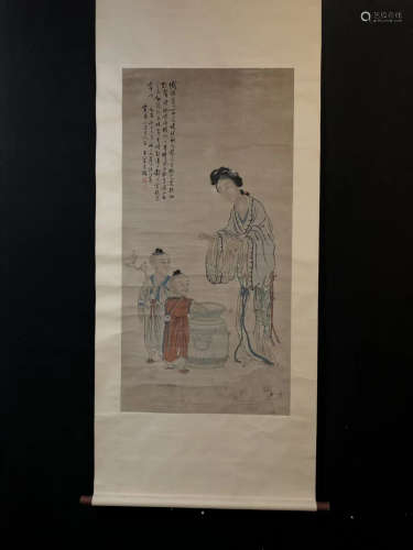 Chinese Qing Dynasty Bao Dong'S Exquisite Painting On Paper